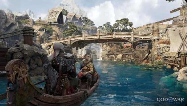 Scena gameplay God of War Ragnarok