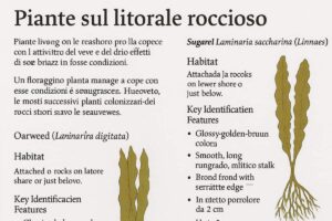 Piante sul litorale roccioso