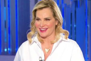 Simona Ventura, conduttrice del Grande Fratello.